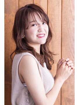 オリーブフォーヘアー(olive For hair) レイヤー×くびれセミディ/小顔/髪質改善/20代30代40代