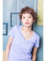 ルミナ オーガニックヘアー(LU3NA organic hair) 弾むような束感でモテガーリーをミックス
