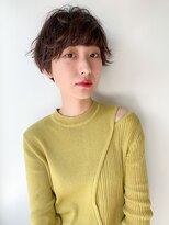 ネイヴィル オモテサンドウ(navile omotesando)&nbsp;【yuka】ランダムドライパーマ×ショートヘア