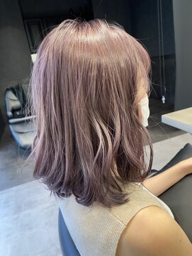 ヘアーサロン ウノ 新百合ヶ丘(hair salon UNO) ミルクティーベージュ/くせ毛ボブ/フレンチガーリー