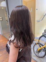 ロンド ストラーダ 心斎橋(Lond strada)&nbsp;韓国前髪顔周りロング×インナーグレージュ[心斎橋/髪質改善]