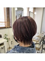 シータ ふじみ野(THETA)&nbsp;ハンサムショート×ピンクハイライト