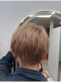 #ケアブリーチ#ミルクティーベージュ#ダブルカラー