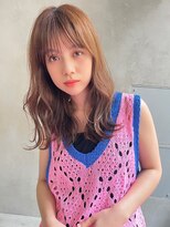 Liberte銀座 大人かわいいくびれヘア×艶カラーベージュ