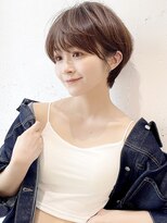 センスヘア(SENSE Hair) マッシュショート/ショートボブ/小顔カット/グレージュアッシュ