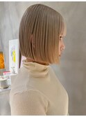 ミニボブ/ショート/ショートヘア/前下がりボブ/ぱつっとボブ