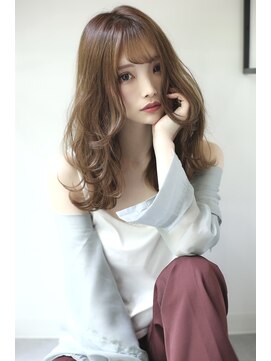 リノバイアクネ(lino by ACNE) こなれヘア/前髪ありうるツヤレイヤーロング