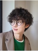 外国人風プードルパーマ