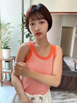 アンバー 池袋(amber) レイヤーボブ/髪質改善/オリーブベージュ[池袋駅]