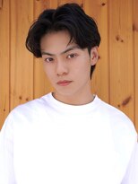 ブゾン(buZon)&nbsp;【buZon ブゾン】センターパート韓国マッシュニュアンスパーマ