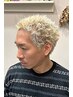 【easy perm】カット+イージードリル+ブリーチ[イージーパーマ/easydrill]
