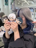トーキョー オタクヘアー(TOKYO OTAKU HAIR)&nbsp;ブルーロック シルバー ブルー デザインカラー ダブルカラー