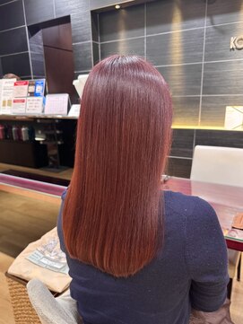 コーゾー アヴェダ 松屋銀座店(KOZO w AVEDA) ピンクベージュカラー（髪質改善AVEDAカラー）