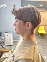 グリードヘア(GREED HAIR)&nbsp;センターパート×ミルクティーベージュ