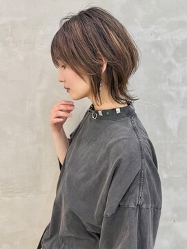 ダブルトーキョー シブヤ(W-TOKYO SHIBUYA) 小顔ネオウルフ コントラストハイライト ウルフカット ウルフ