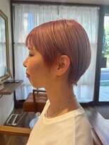 プティアミ(petite amie)&nbsp;ペールピンク×ベリーショート