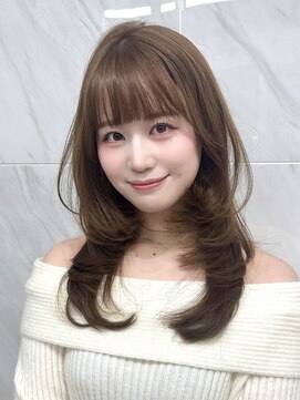 リュネル(Lunel) 柔らかハイレイヤー×ヘーゼルベージュ【RINA】