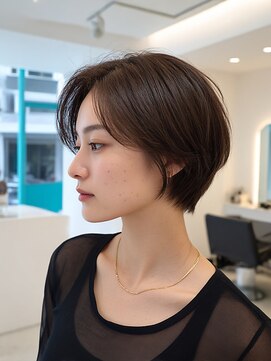 クレビアテン(CreBiA ten_) 艶髪/透明感/レイヤーカット/顔まわりカット/ショート