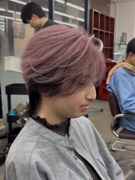 テンバイリップスヘアー(TEN by LIPPS hair) 女子ウケ1位ピンクアウターカラーセンターパート