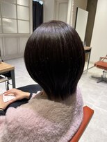 シオ 流山おおたかの森(Sio)&nbsp;上品透明感バイオレットグレーボブ