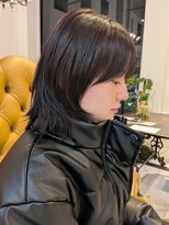 アンジェリカ(Angelica)&nbsp;ショートウルフ　サイドバング　ラベンダーカラー