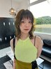 【星ランク☆☆指名限定】 カラー+キューティクルケアTR→11000円