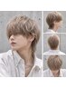 メンズカット+Wカラー(ケアブリーチ込み)/EMSヘッドマッサージ付き