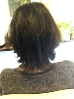 キャトル(hair make QUATRE)&nbsp;お手入れ楽ちんミディアムスタイル♪