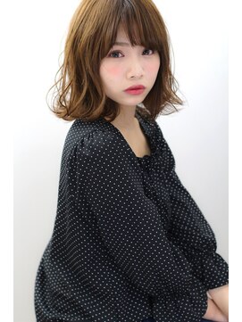 アンネル(An nelle) 【An nelle】大人かわいい・ヴェールウェーブ・ミディアムボブ