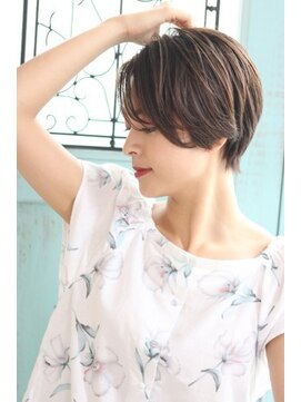 ヘアーアンドメイク シークタチカワ 立川店(Hair&Make Seek) 【seek 立川】マッシュボブ ハイライトカラー ミルクベージュ