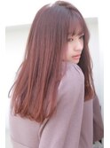 ラベンダーピンク_マロンベージュAラインボブ_66