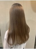 透明感ベージュカラー