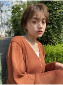 ショートボブとインナーカラー★自由が丘BUZZ秋山