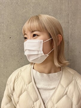 コレクトイズム(collec+ism) ハイトーン切りっぱなしボブ