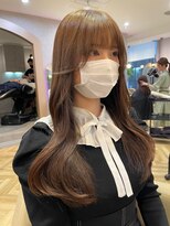 momo 韓国風レイヤーカット