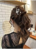 結婚式ヘアセット