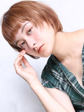 トロン(tronc) 大人可愛い小顔美髪ツヤ髪ピンクブラウンベイビーピンクA4