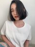 【ダメージレスにまとまる美髪へ】小顔カット+艶々ストレート¥20800