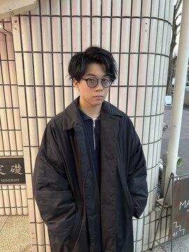 マール 矢場町(MARL) メンズナチュラルパーマセンターパート