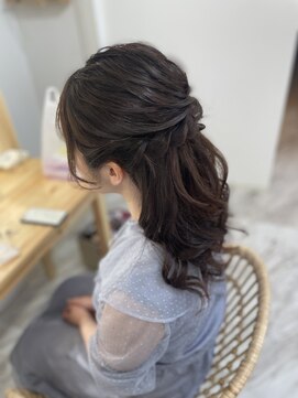 グラムール(Gramour) ハーフアップ