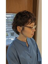 ハグ 横浜(HUG)&nbsp;ショートスタイルのしっかりパーマ