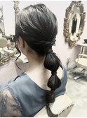 たまねぎヘアアレンジ
