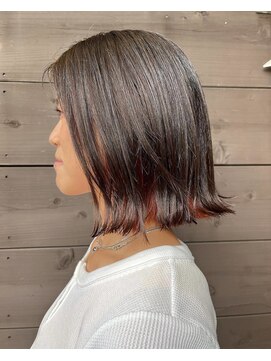 リンク 本店(RINK) ボブ/大人かわいい/インナーカラー/20代30代40代