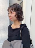 【CAF 照下 ミニボブパーマ】