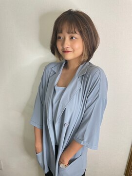 クプア 柏(kupua) エアリーロング/切りっぱなしボブ/ピンクブラウン/美髪[柏駅]