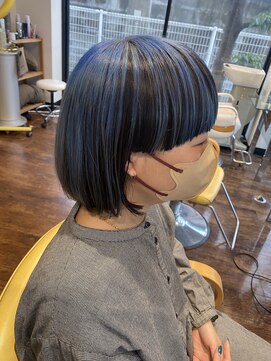 ネバーランド 平成店(NEVER LAND) アンブレラカラー/ブルー/ワイドバンク