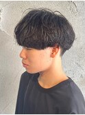 メンズマッシュシャドウパーマ群馬高崎眉毛
