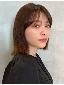 ロンド 銀座(Lond) 【Noa】カジュアルな切りっぱなしbob