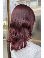 ヘアーサロン フーガ 春日部店(HAIR SALON fuuga)&nbsp;ブリーチ無し暖色カラー