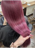 ピンクカラー/プルエクステ